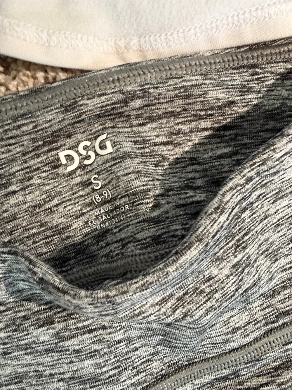 DSG Base Layers - Gray Heather Leggings with Black and White Tops